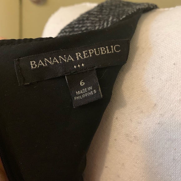 BANANA REPUBLIC Herringbone Tweed A-line Dress - Picture 6 of 6